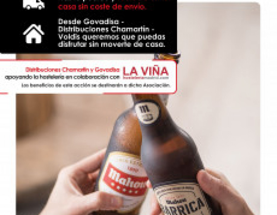 Img distribuciones chamartin y govadisa lleva los bares a los hogares madrilenos y donara beneficios 40321