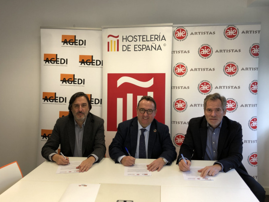Hosteleria de espana renueva su acuerdo con agedi y aie 37967
