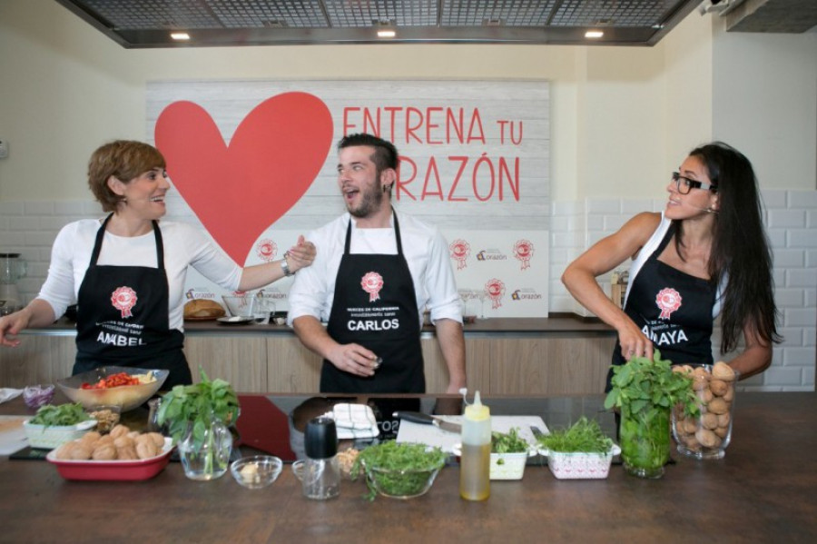 Anabel alonso carlos maldonado y amaya fitness en entrena tu corazon 27577