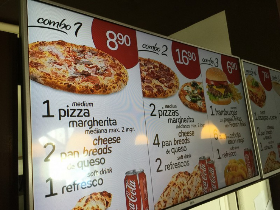 Pronto pizza pantallas 16068