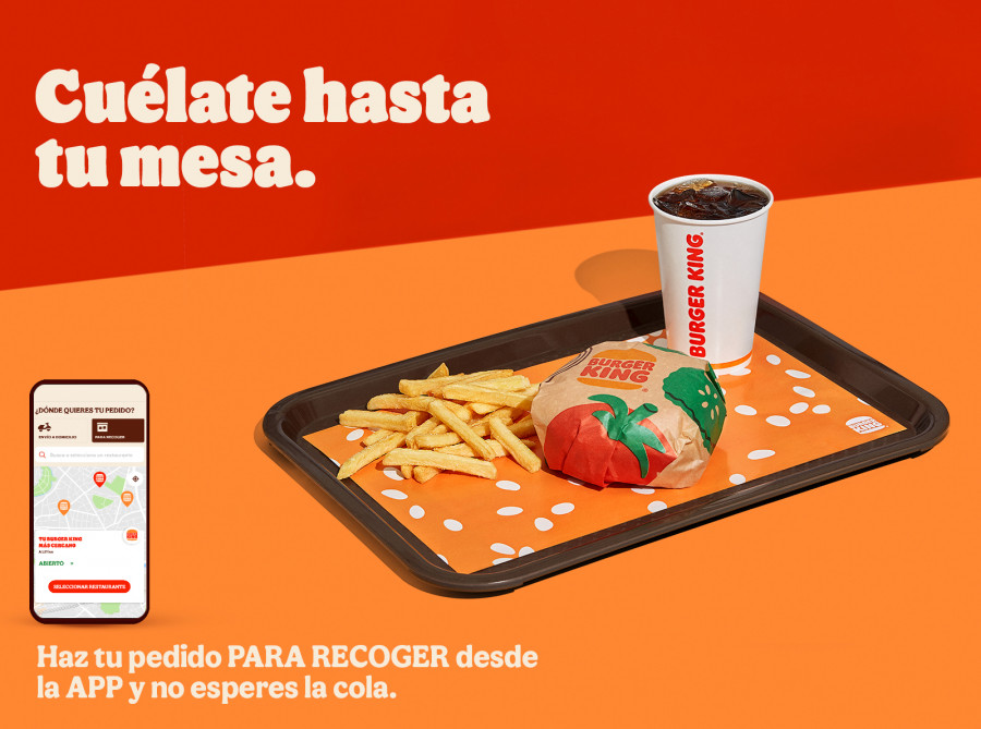 NP.  Burger King España lanza un servicio digital que permite realizar pedidos sin hacer cola