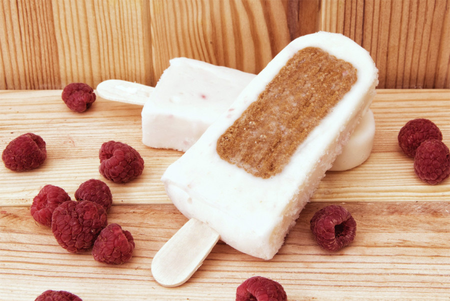 Helado de tarta de queso de Levaduramadre