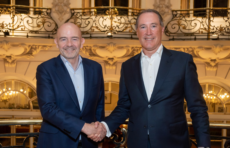 Chris Hartley, CEO de GHA y Ramon Aragonés, CEO de NH Hotel Group part of Minor Hotels