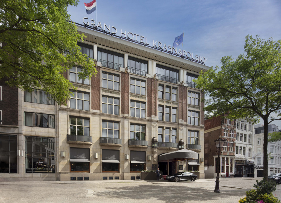Anantara Grand Hotel Krasnapolsky Amsterdam Building Front Facade–final