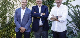 Víctor Sendra, Juan Roig y Miguel Martí