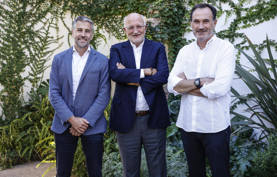 Víctor Sendra, Juan Roig y Miguel Martí