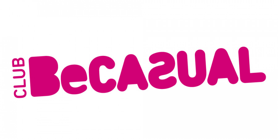 Logotipo Be Casual horizontal color