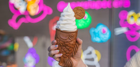 L Pecera chocolate blanco neones