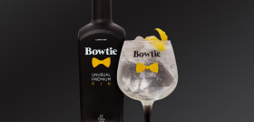 BOTELLA Y COPA BOWTIE