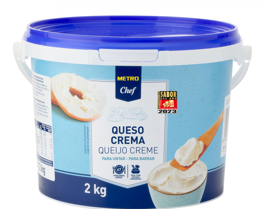 Queso crema Metro Chef, premio Sabor del AnŪo Restauracioėn