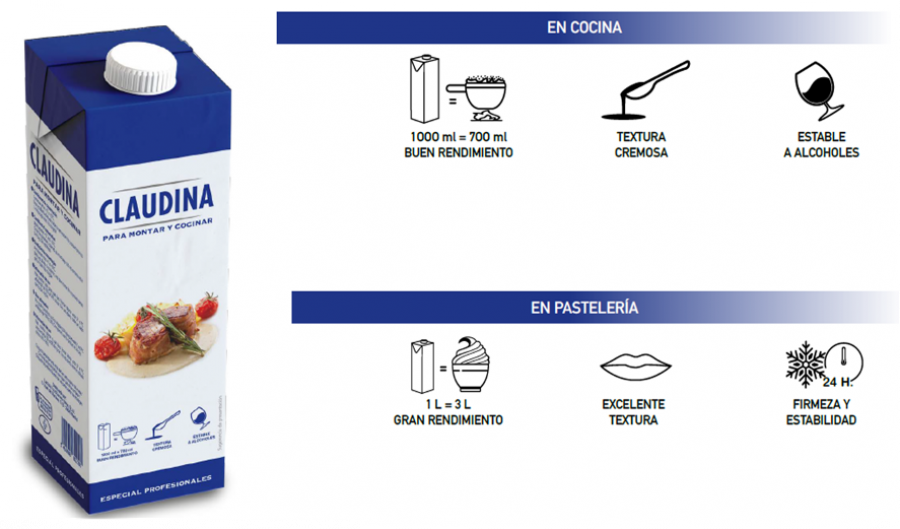 Lactalis Foodservice actualiza su receta de nata vegetal para montar y  cocinar