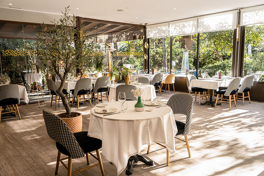 Salón acristalado, El Jardín de Arturo Soria