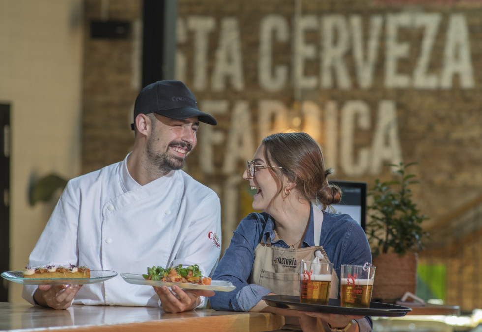Alumnos de Talento Cruzcampo de Fundación Cruzcampo © HEINEKEN España