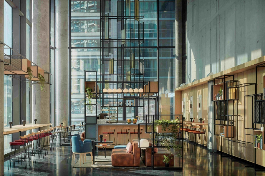 NH Collection Frankfurt Spin Tower   Lobby bar