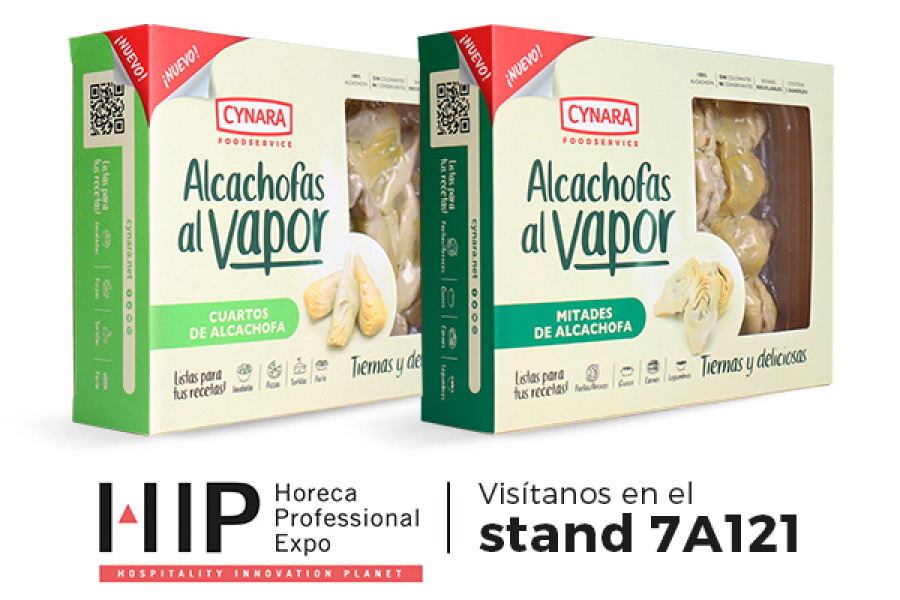 Alcachofas al vapor Foodservice CYNARA Hosteleria