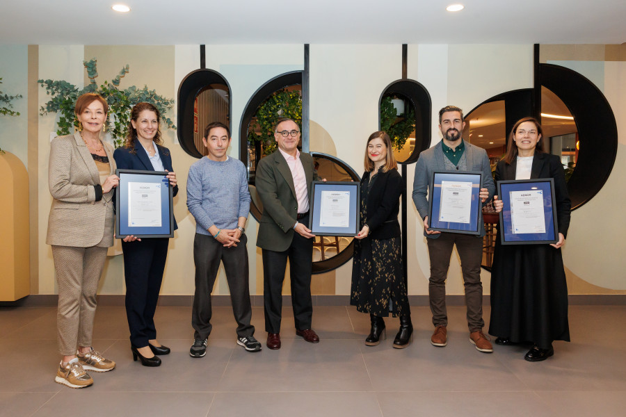 Gina Noguer, directora del Riu Playa Park, Tina Ferrer, directora del Riu San Francisco, Gabriel Vázquez, chef Corporativo de RIU...