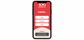 Pantalla móvil tieso 100M Recomendador
