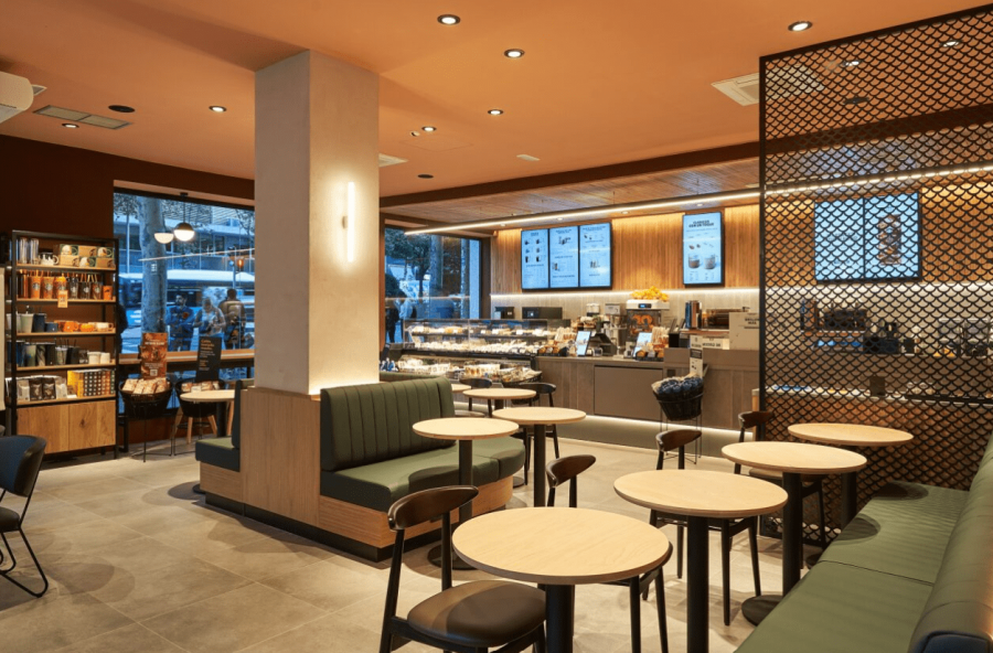 Foto apertura Starbucks tienda 200