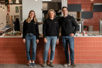 Nora Vallcorba, cofundadora; Nora Barata, cofundadora y Albert , cofundador y CEO