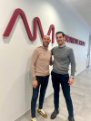 David Sánchez, director de compras de Antonio de Miguel, junto a David Algarra, director comercial de AVRAMAR España